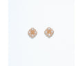Gold Squares With Pearls