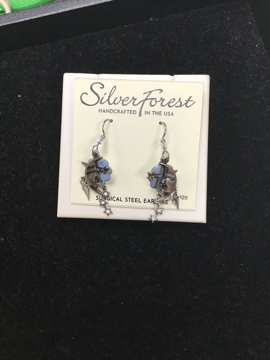 Silver Forest Earring