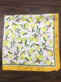 Lemon Silk Scarf