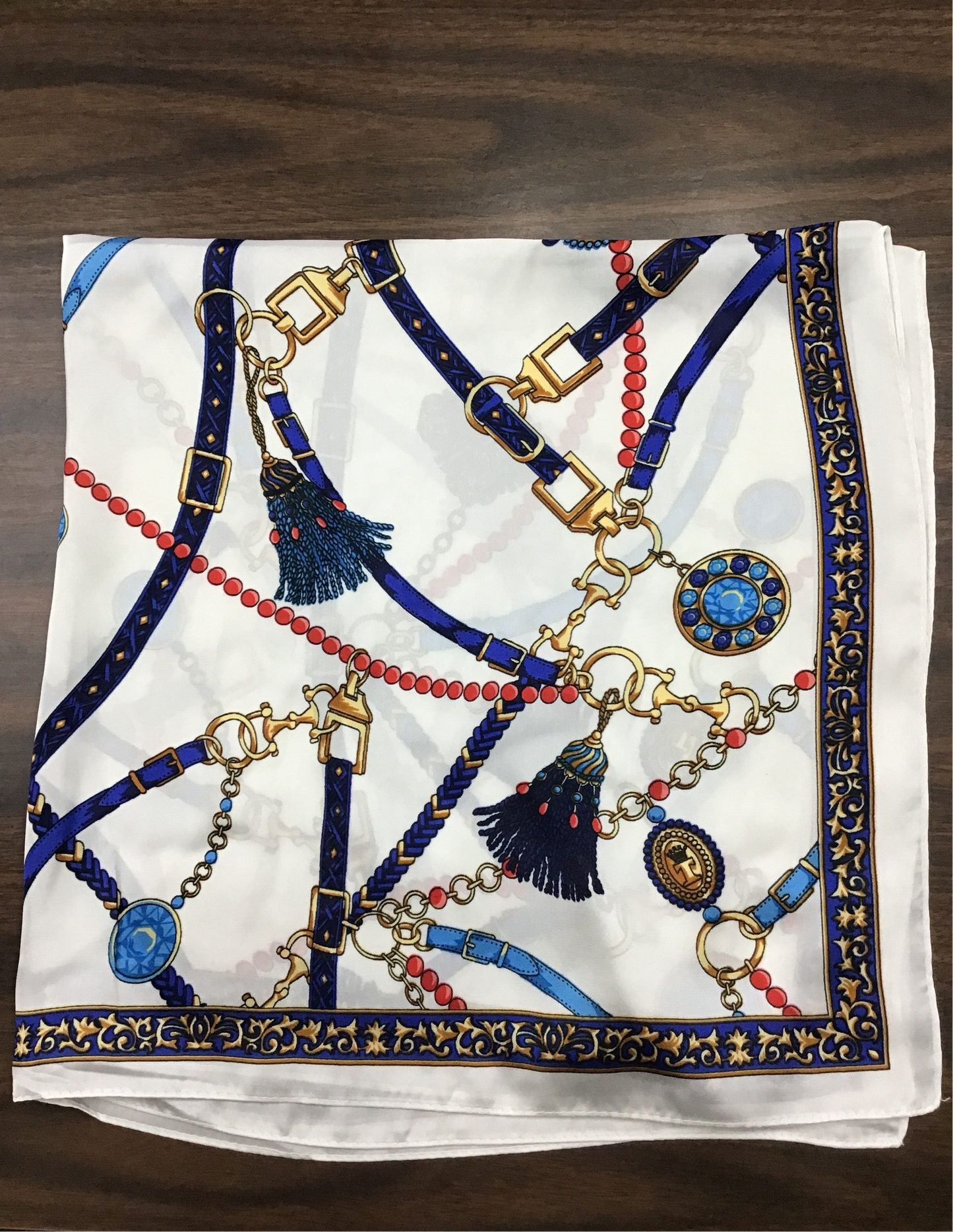 Ivory Silk Scarf
