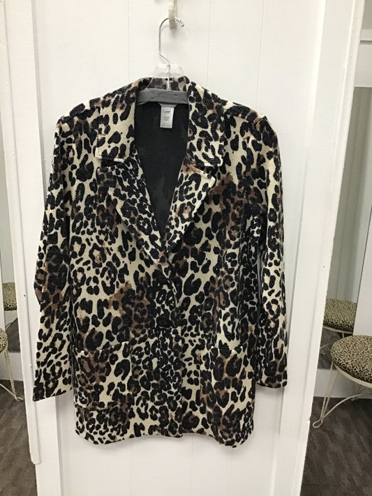 Multiples Leopard Print Jacket