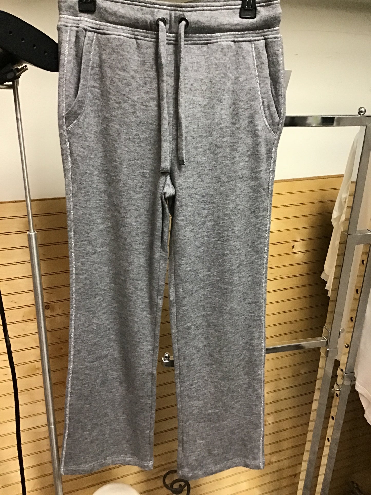 Tribal Grey Mix Pull On Pant