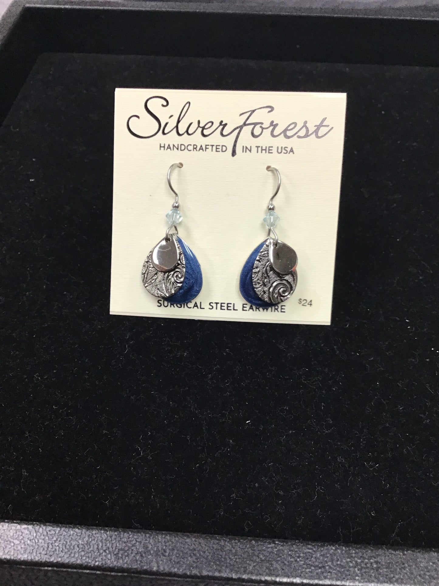 Silver Forest Earring