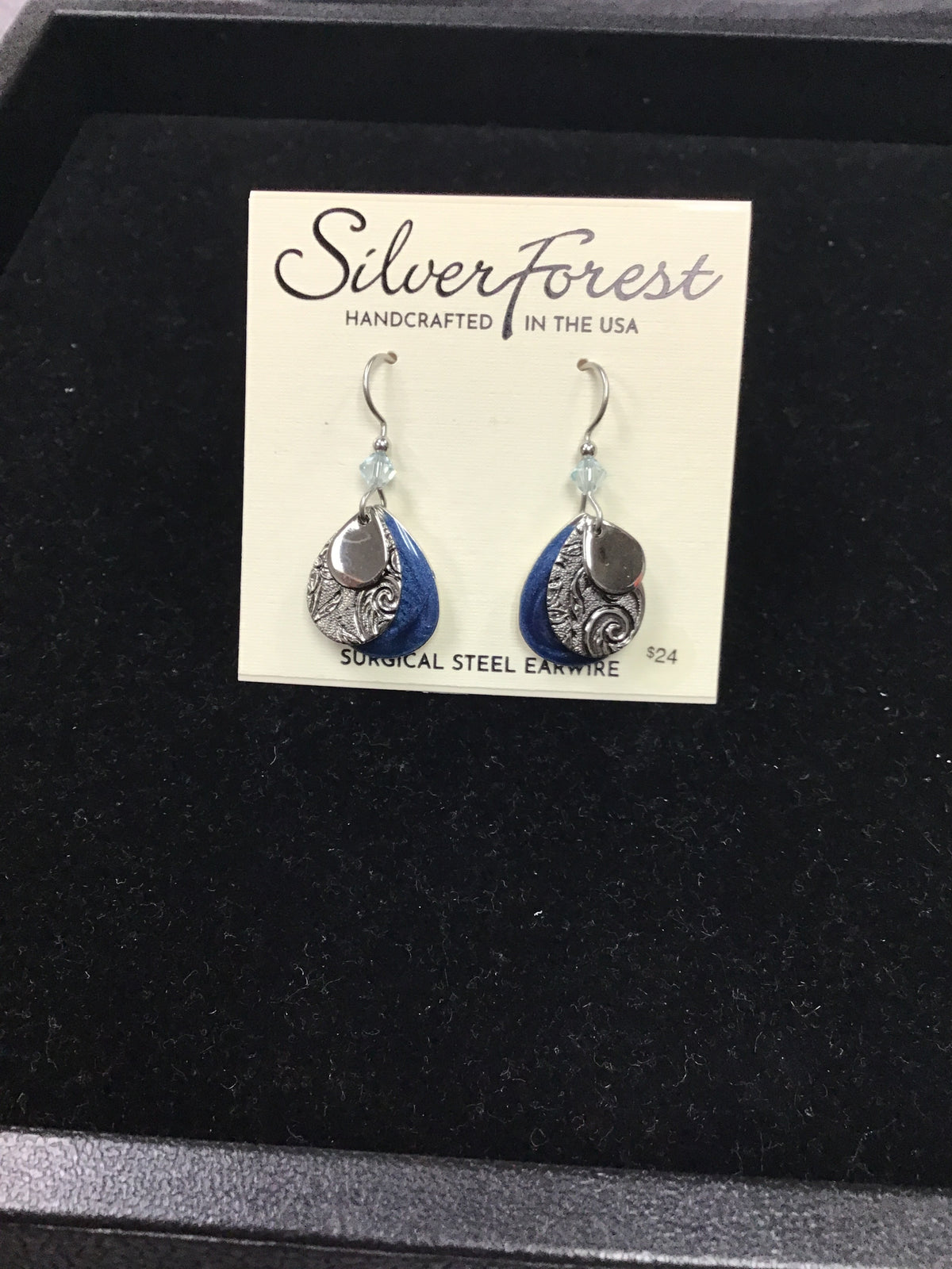 Silver Forest Earring
