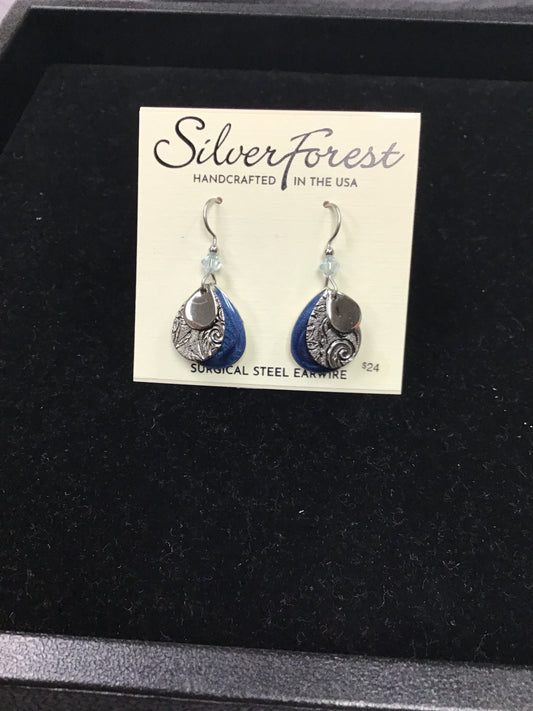 Silver Forest Earring