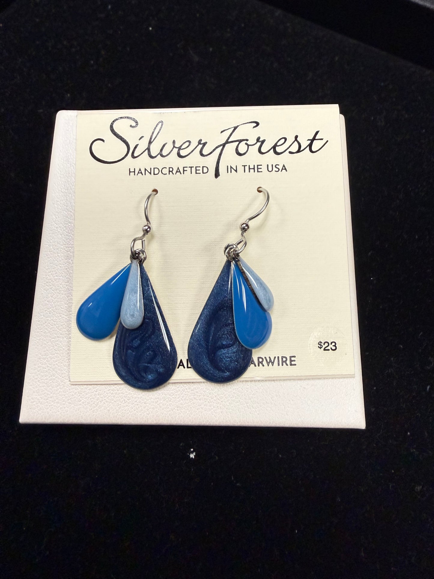 Silver Forest Earring