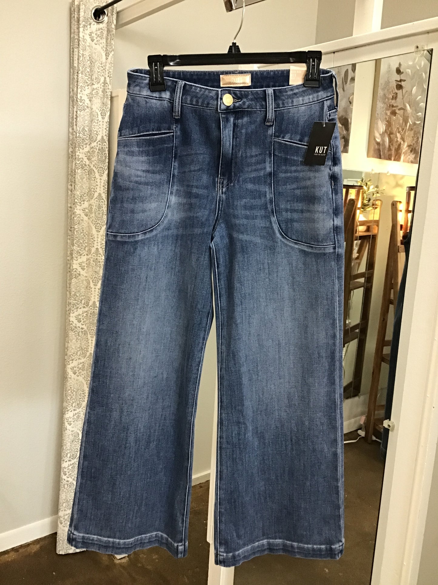 KUT Lovers High Rise Meg Wide Leg Jean