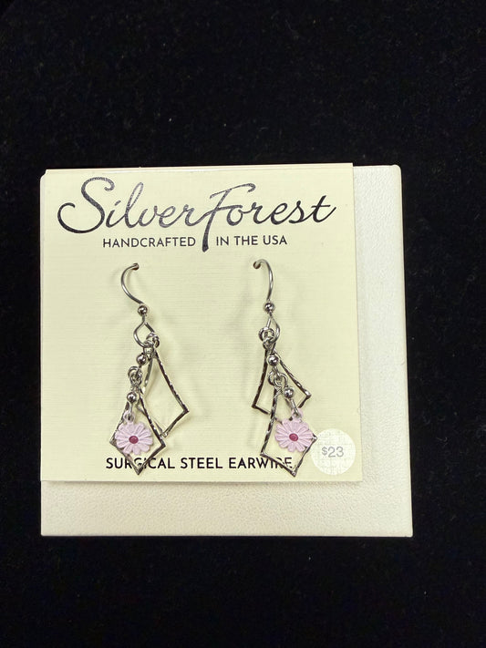 Silver Forest Earring
