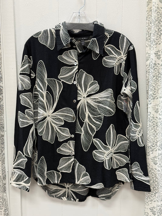 Long Sleeve Button Down Blouse