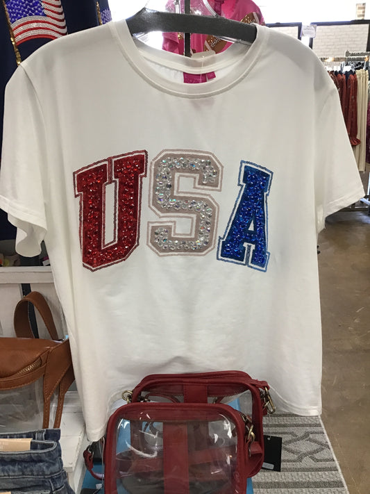 Queen of Sparkles USA Top