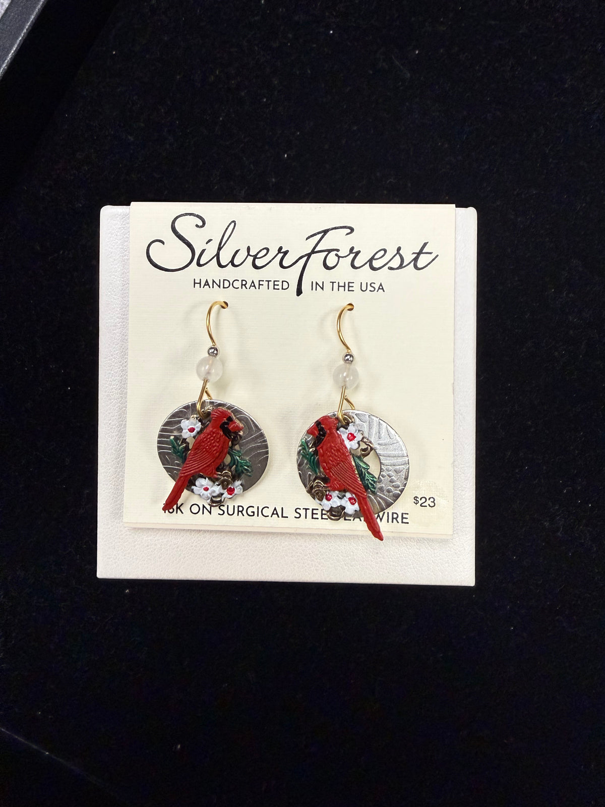 Silver Forest Earring