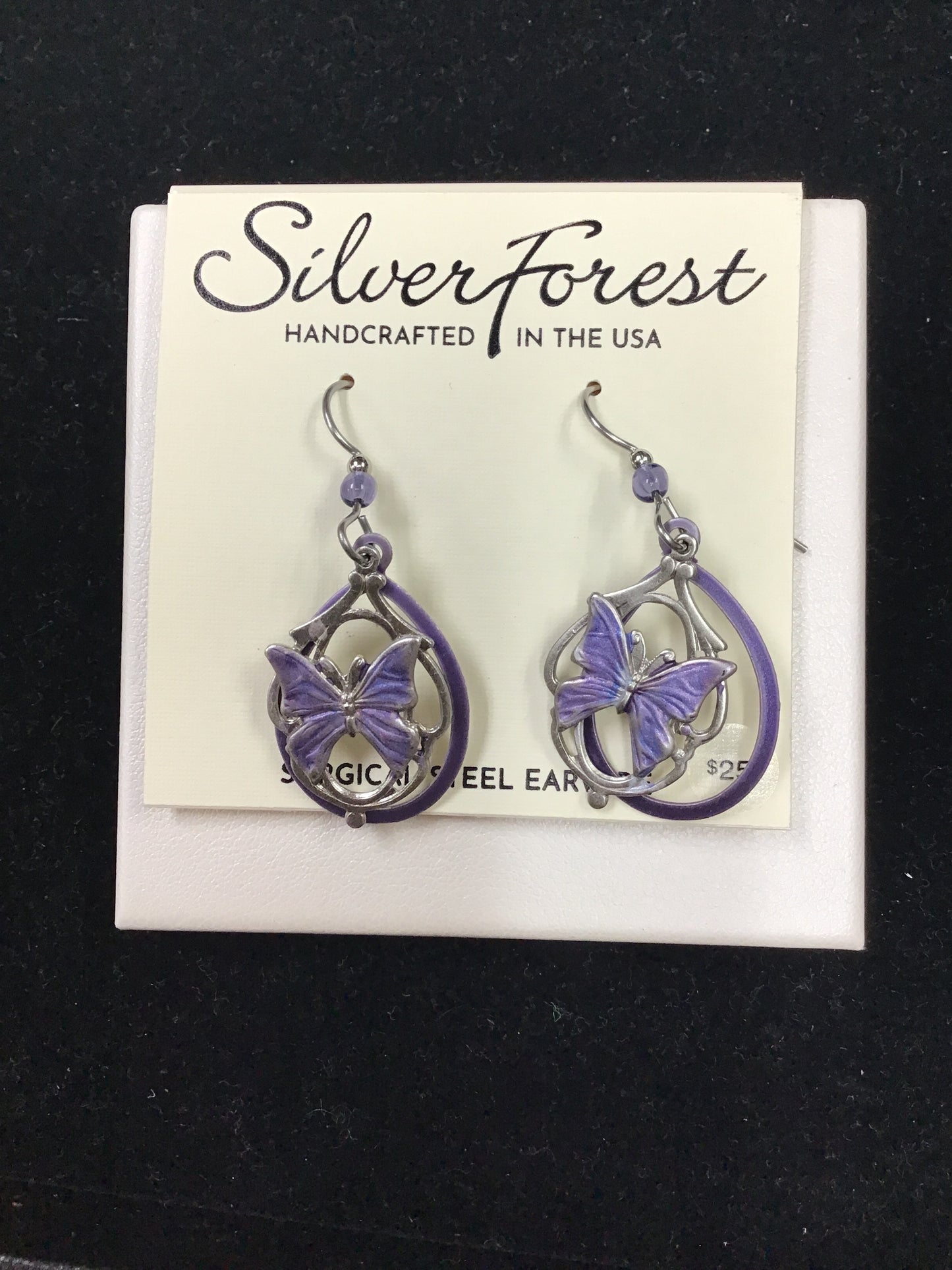 Silver Forest Earring