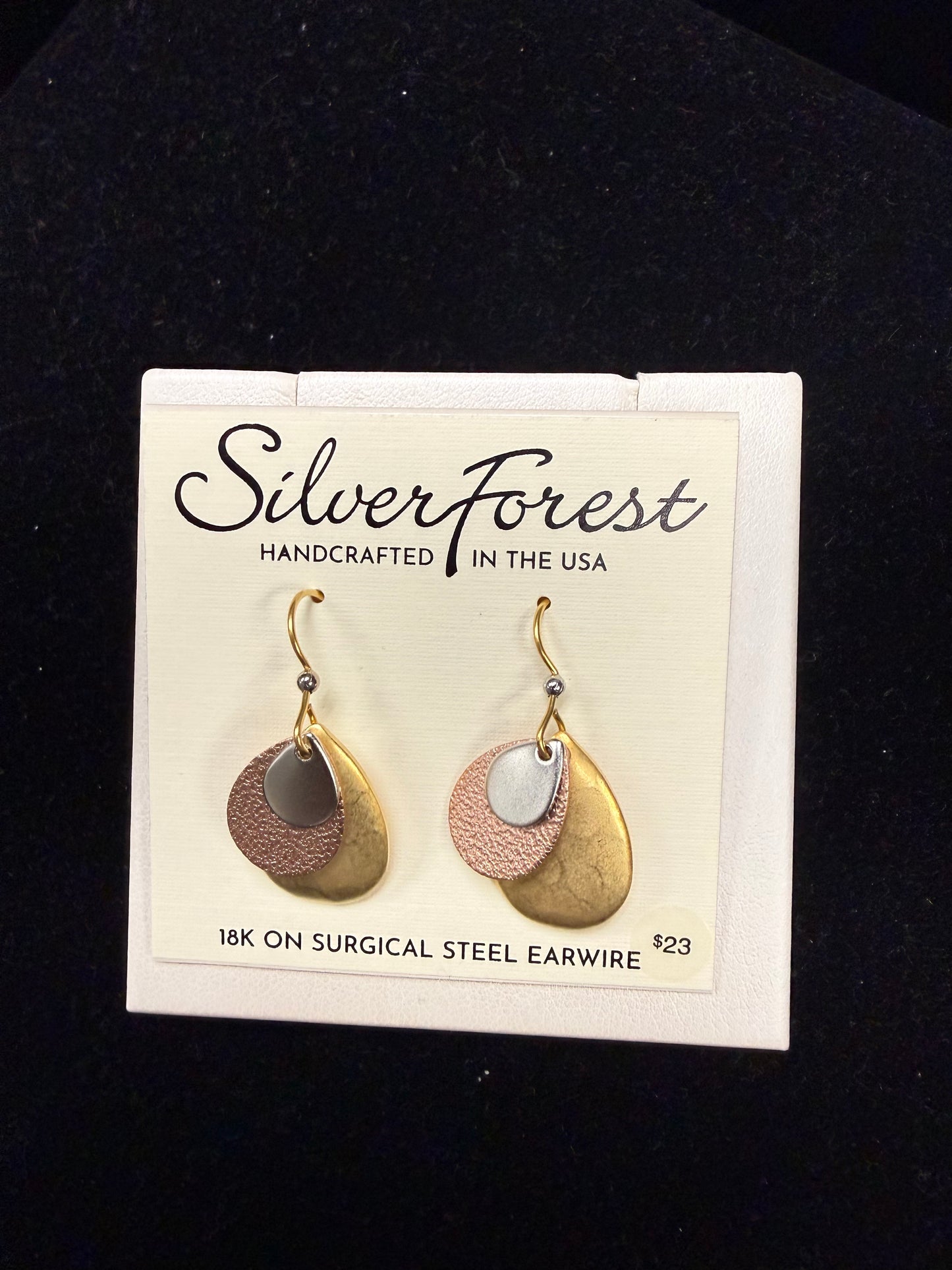 Silver Forest Earring