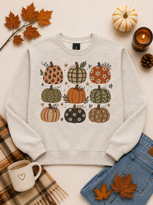 Pumpkin Graphic Sweatshirt