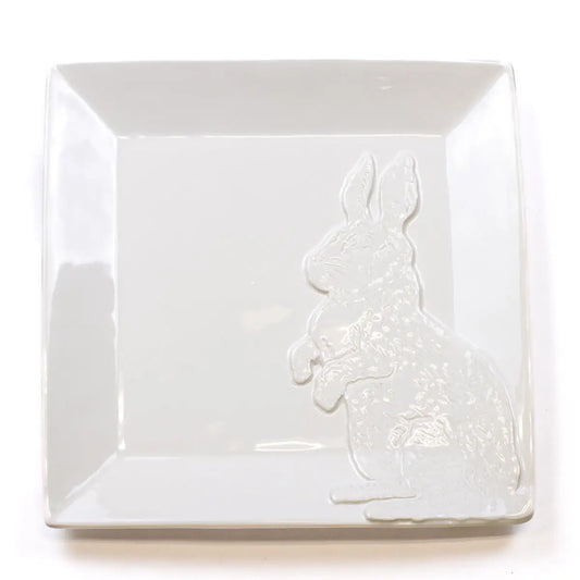 June Bunny Embossed Platter