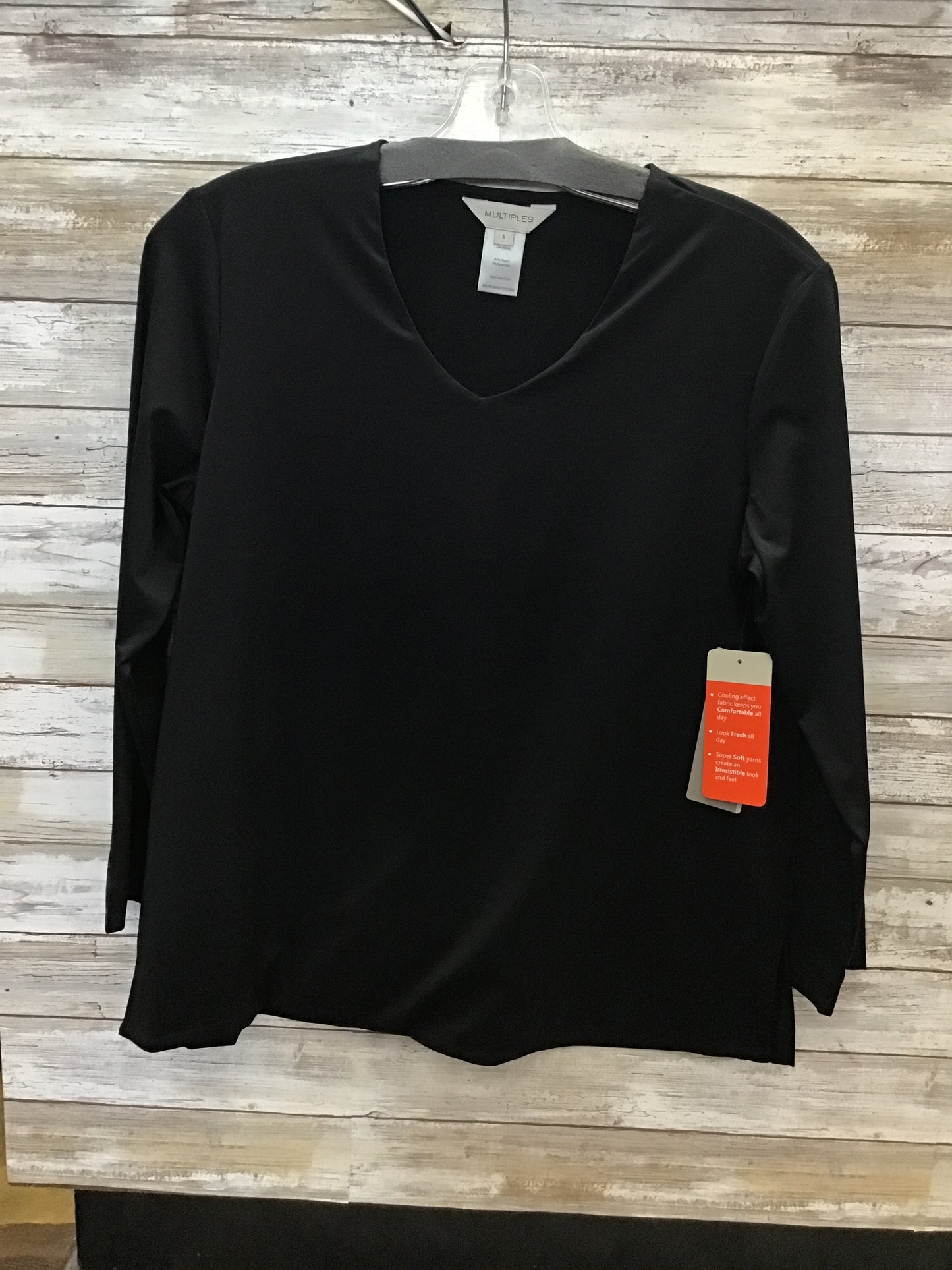 3/4 Sleeve V Neck Top