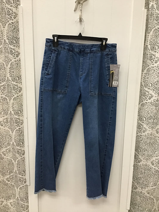 Pull On Fringe Hem Crop Pant