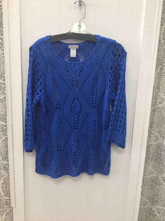 3/4 Sleeve Wide Neck Sweater Top