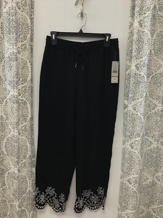 Drawstring Elastic Waist Wide Leg Crop Pant