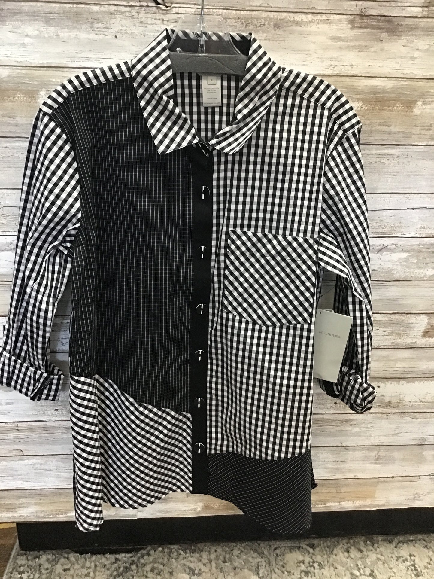 Roll Tab 3/4 Cuffed Sleeve Shirt