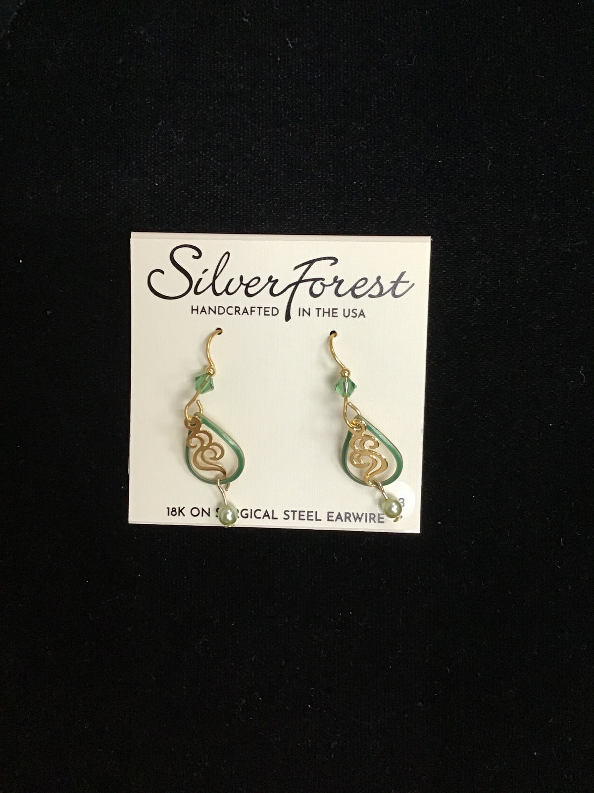 Silver Forest Earring