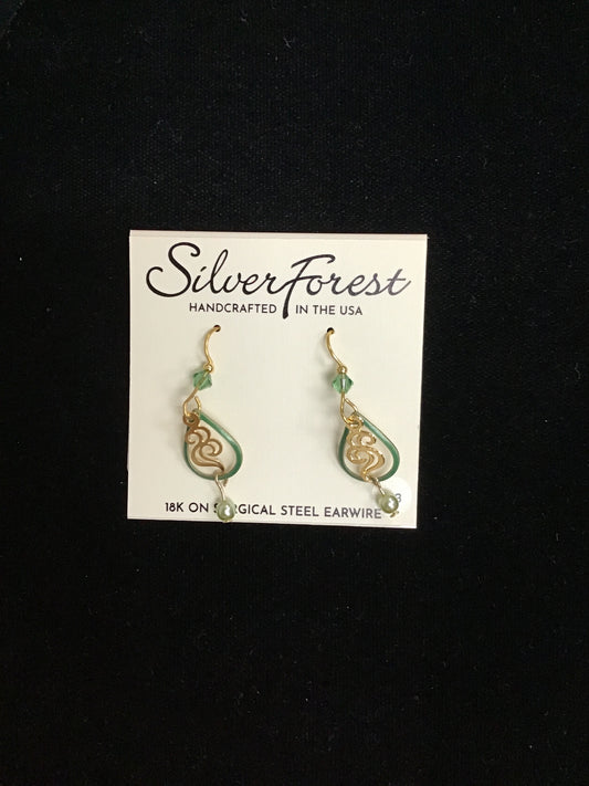 Silver Forest Earring
