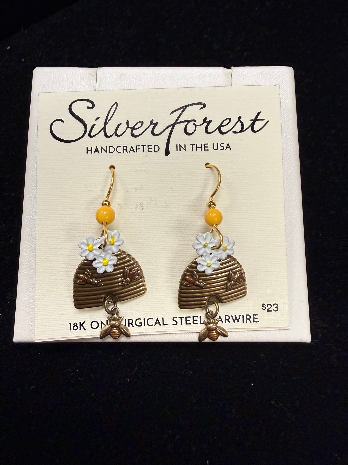 Silver Forest Earring