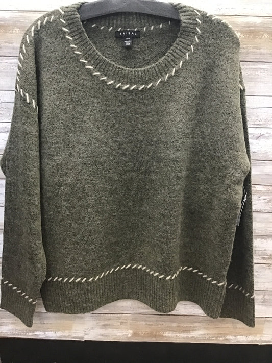 Long-Sleeve Crew Neck Sweater