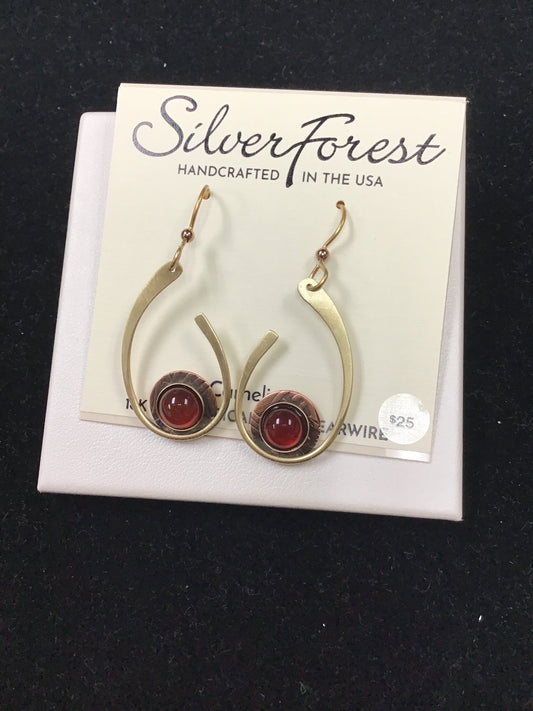 Silver Forest Earring