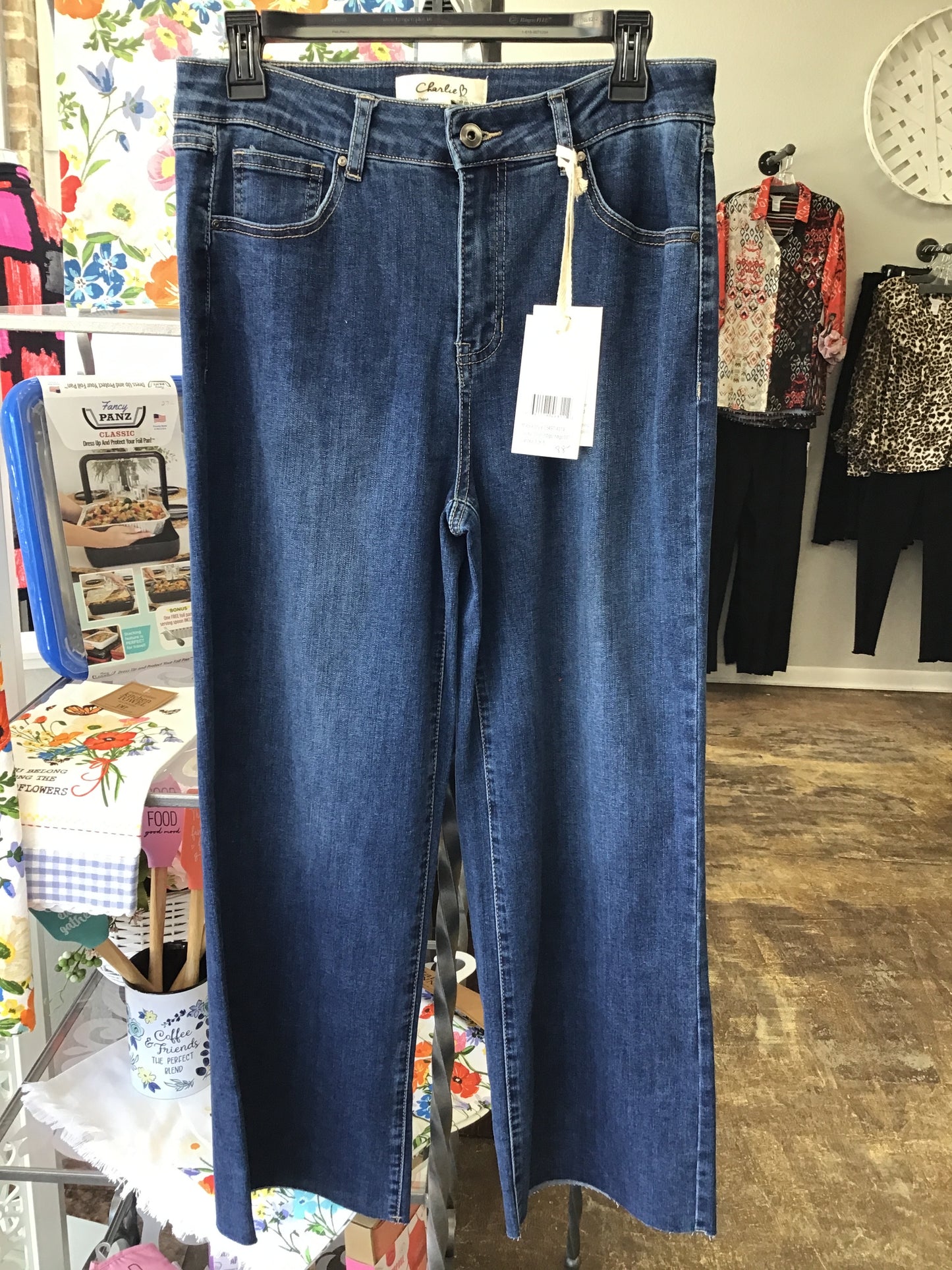 Charlie B Flare Jean In Indigo