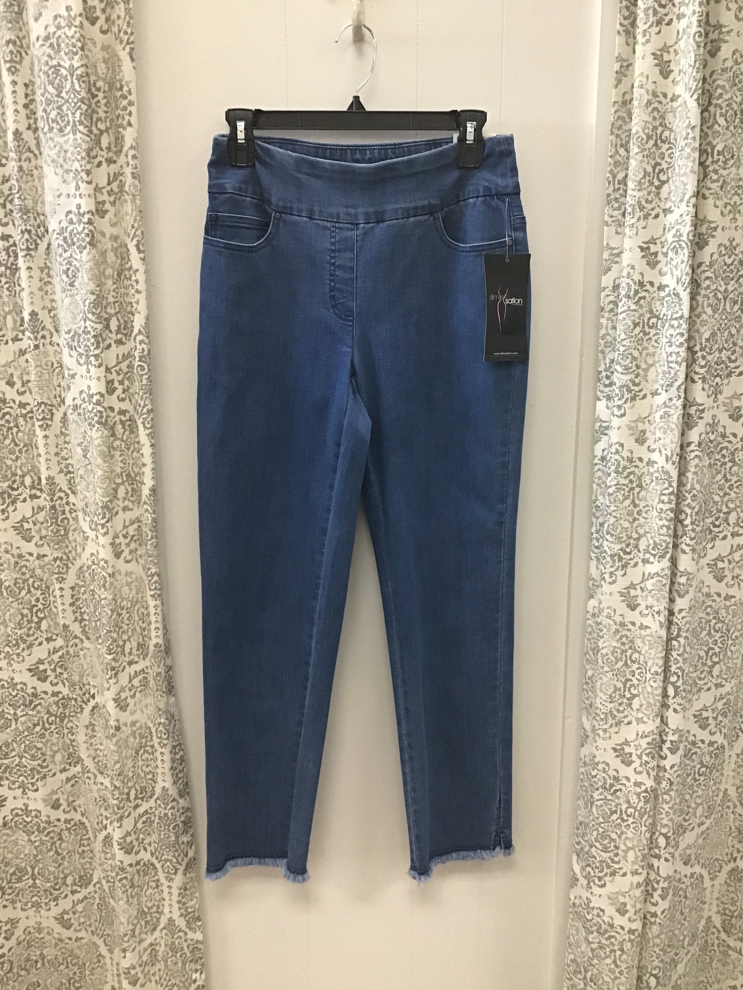 Fringe Hem Ankle Pant