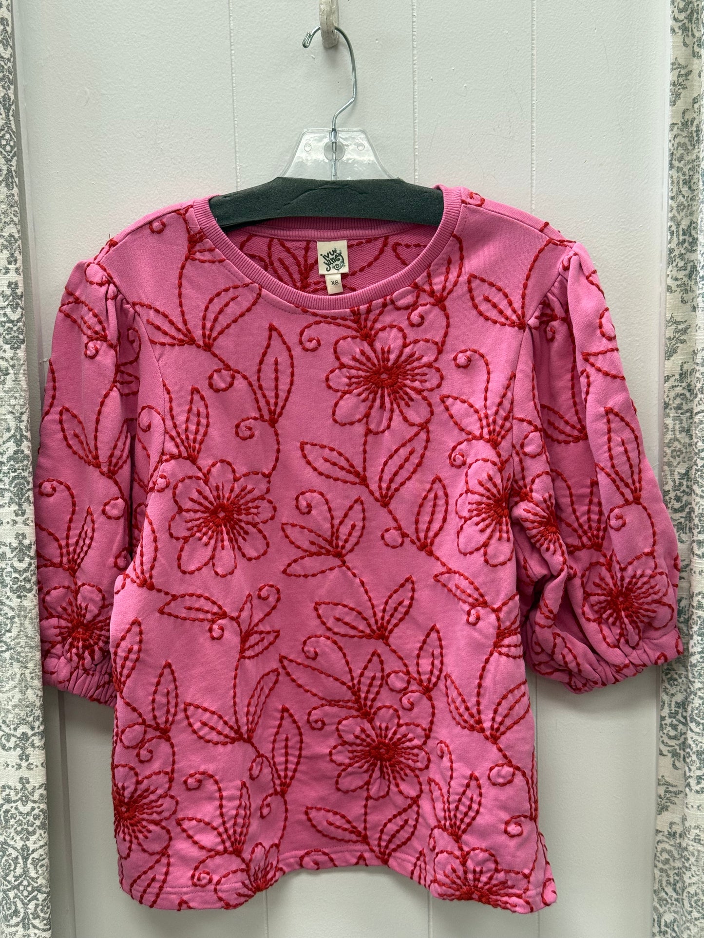 Floral Vines Knit Top