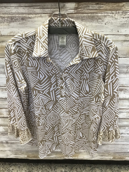 Pleated Flounce Pullover Top