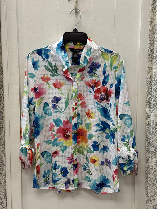 Woven Button Up Front