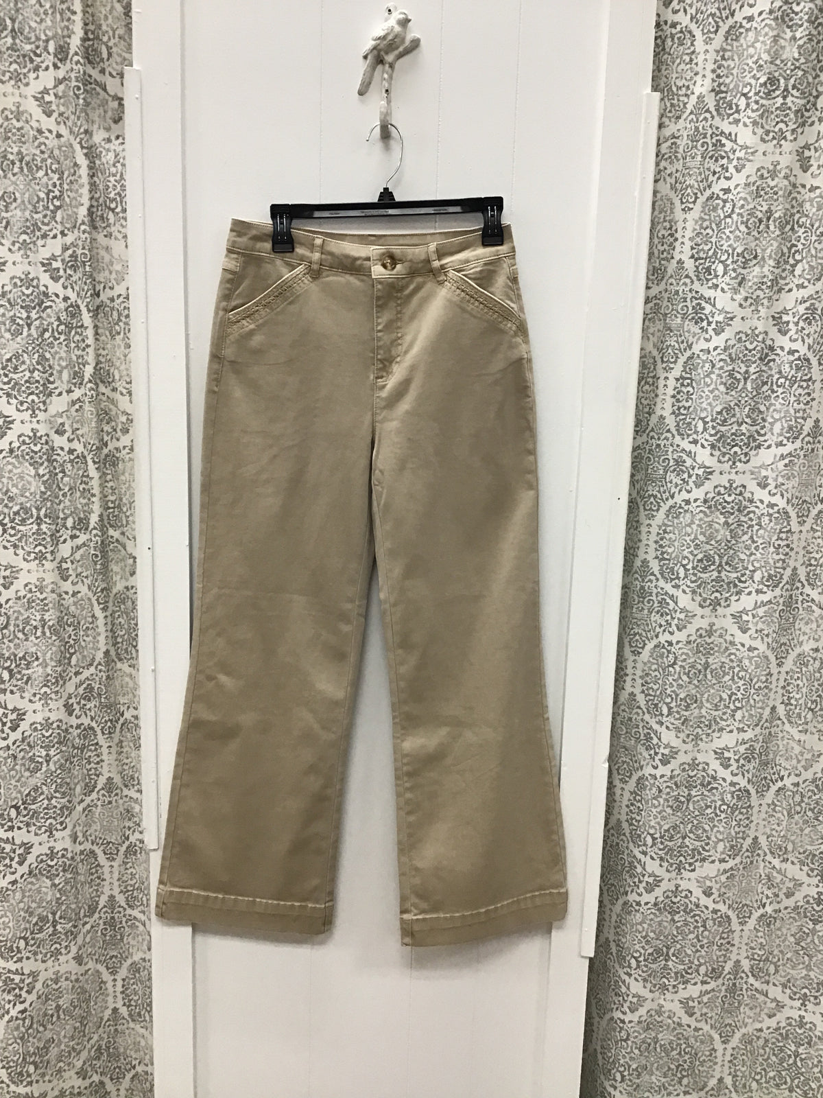 Ankle Pant w/Embroidery