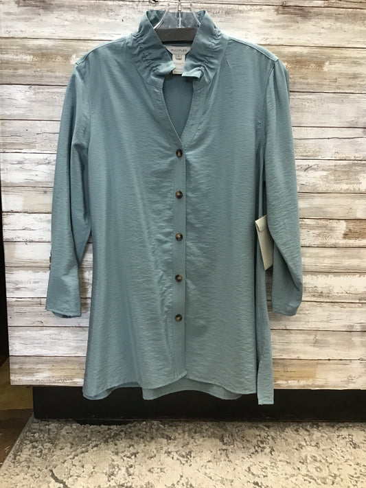 3/4 Sleeve Y-Neck Top