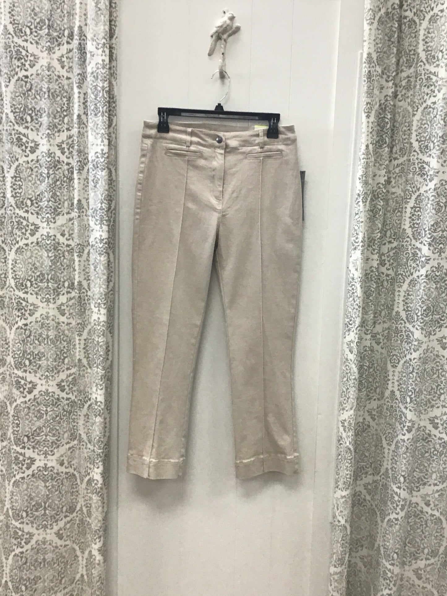 Zip Front Crop Jean