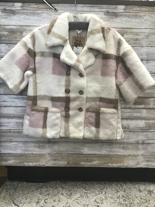 Double Button Fur Top