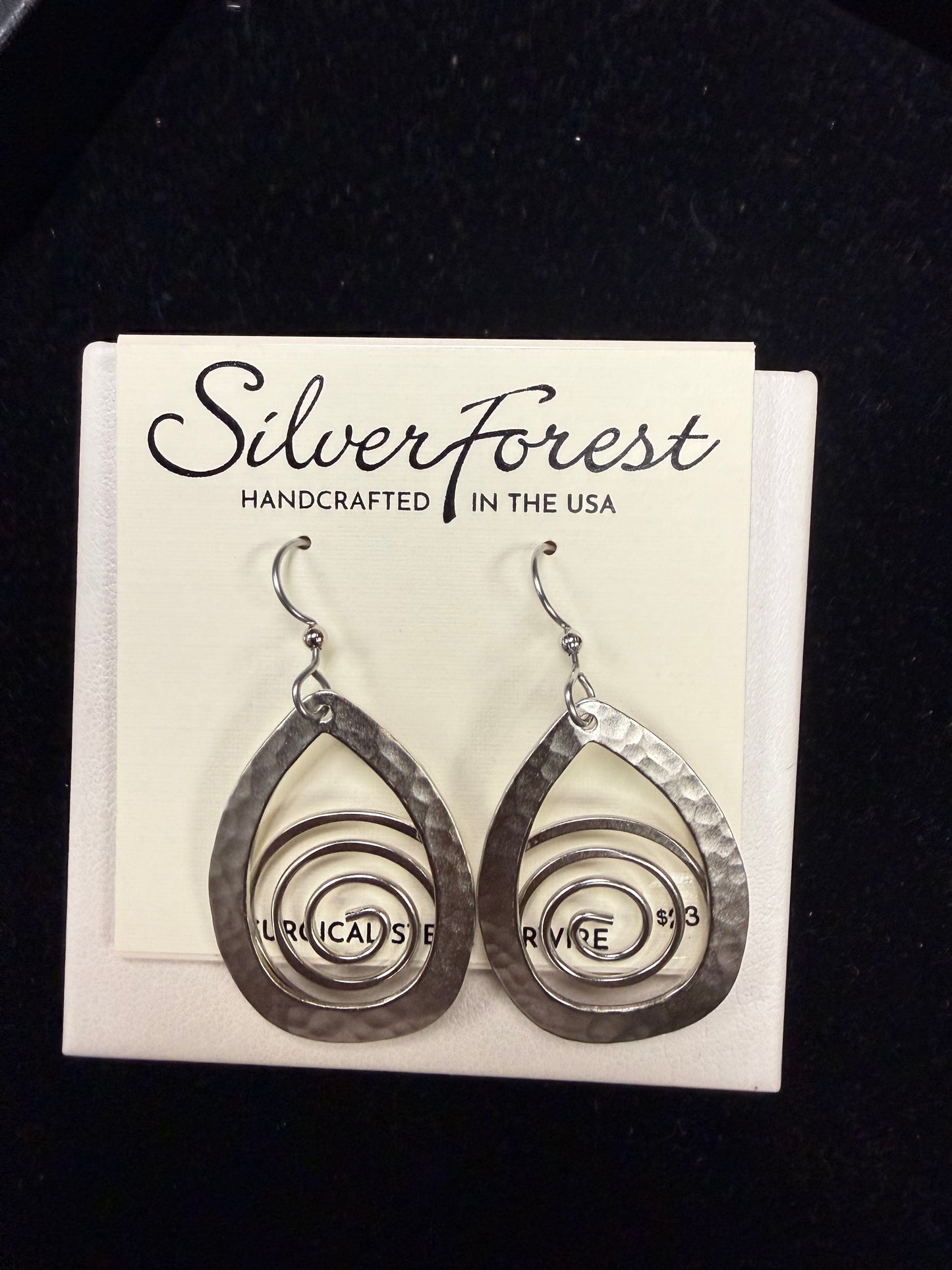Silver Forest Earring