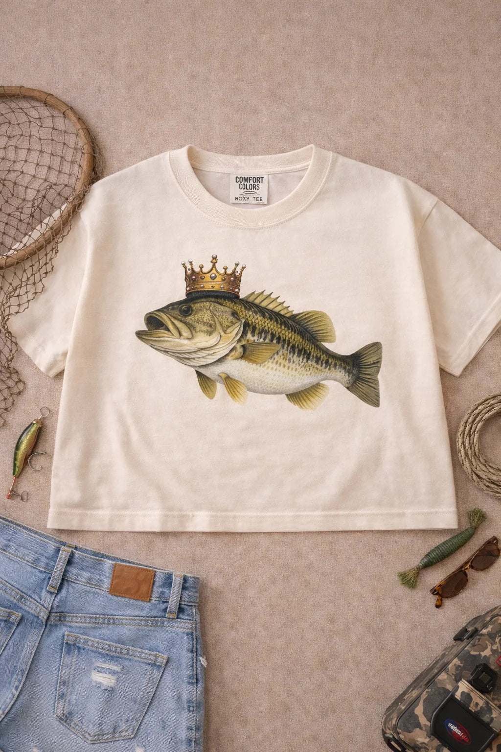 Queen Bass Boxy Tee