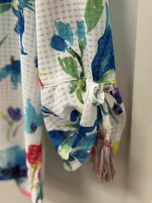 Woven Button Up Front