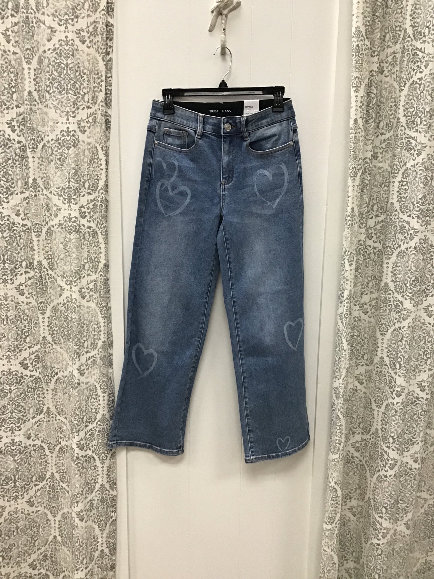 Straight Ankle Jean- BlueHeart