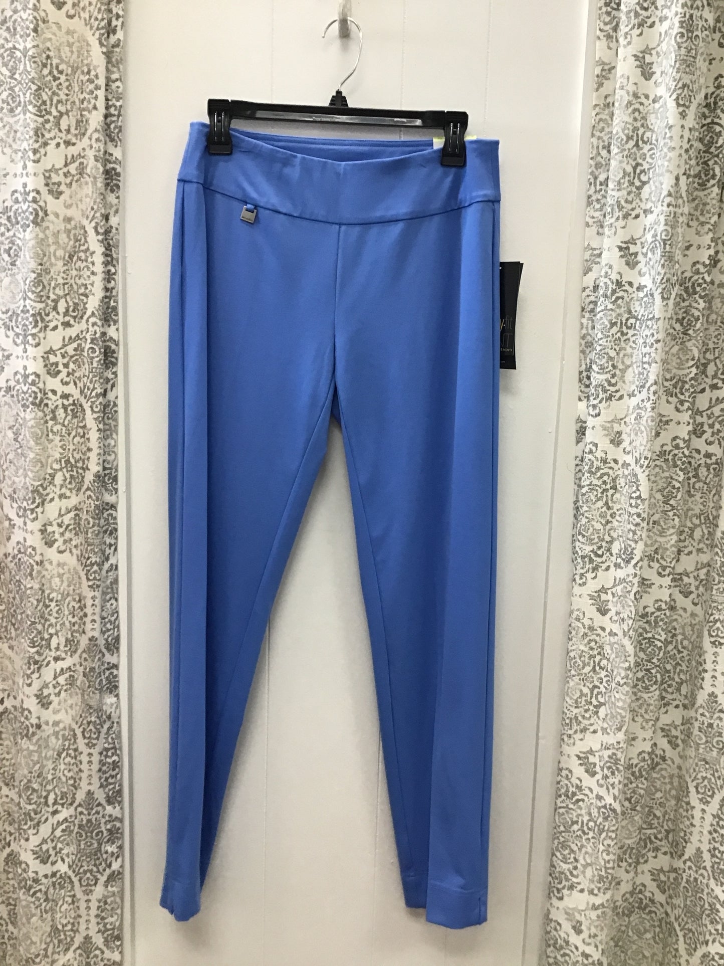 Wide Band Elastic Waist Ankle Pant