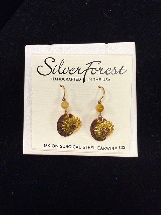 Silver Forest Earring