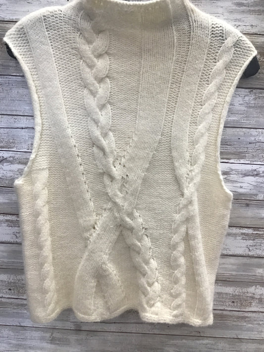 Sleeveless Crew-Neck Sweater