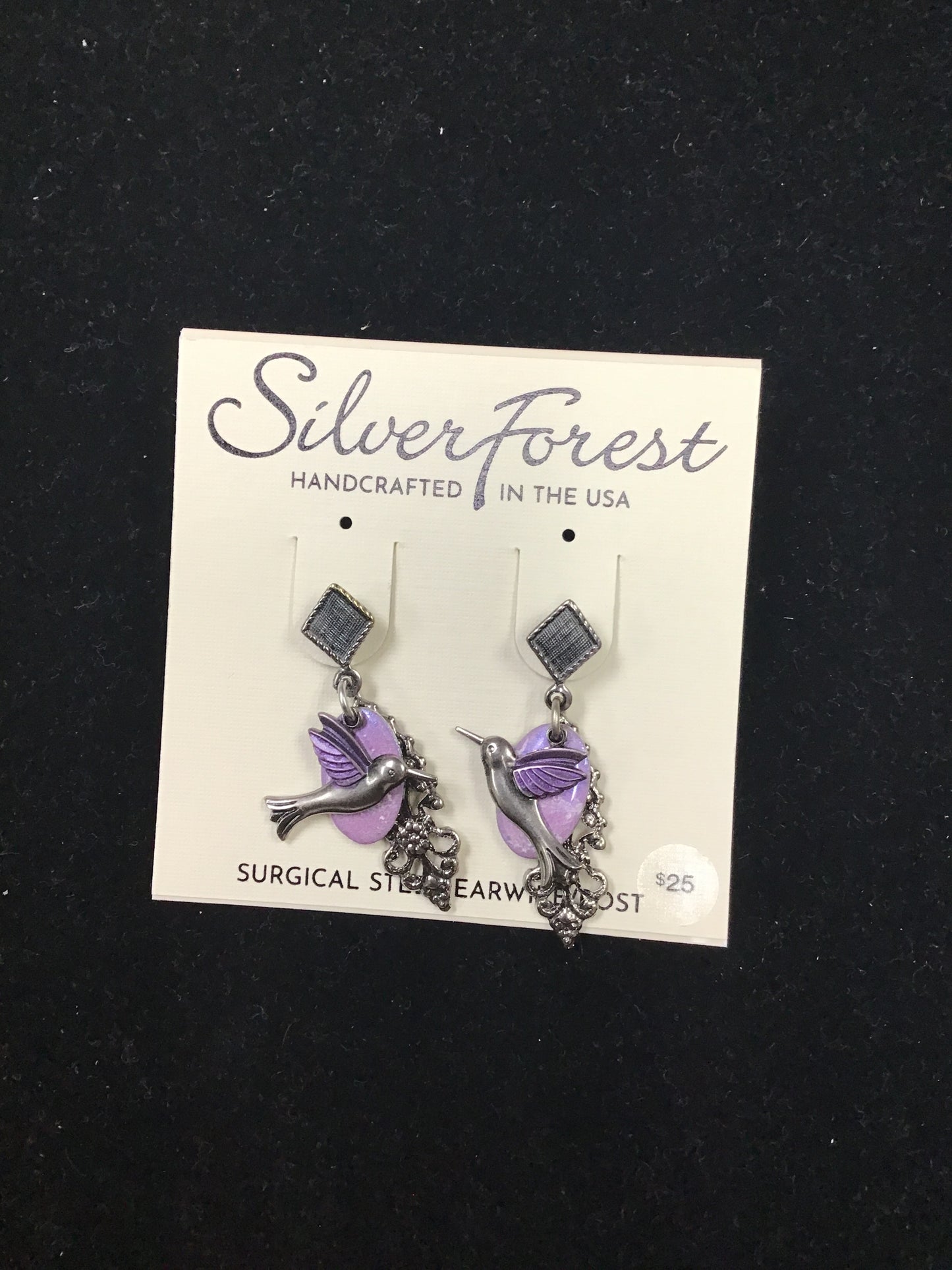 Silver Forest Earring