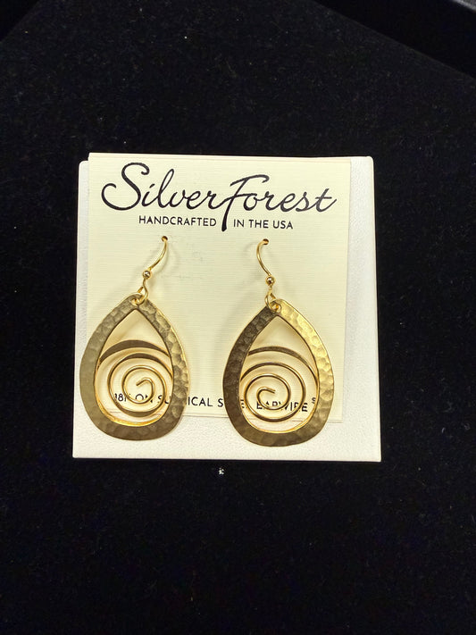 Silver Forest Earring