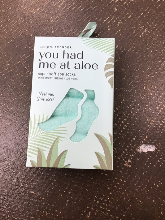 You Had Me At Aloe Socks