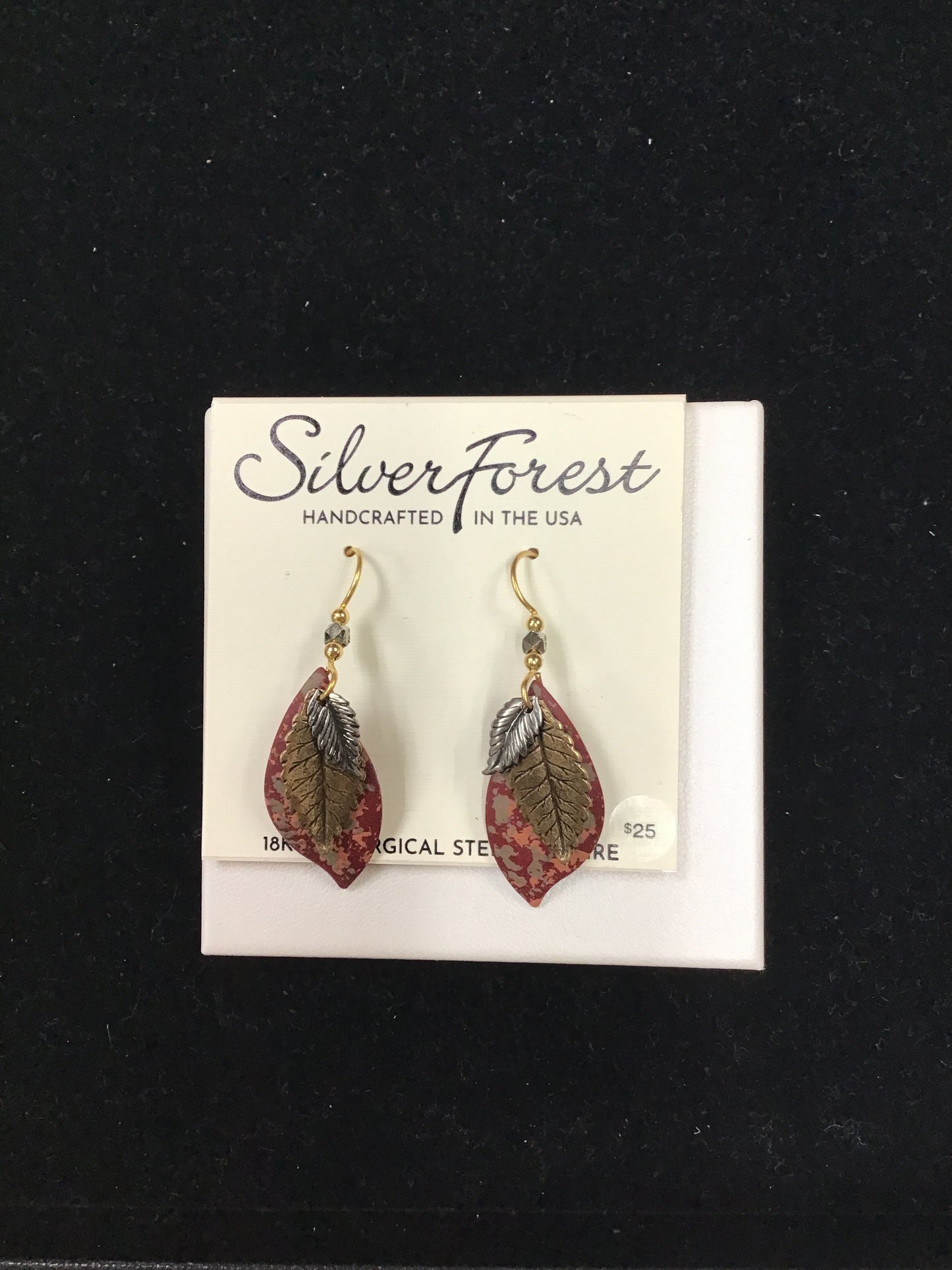 Silver Forest Earring