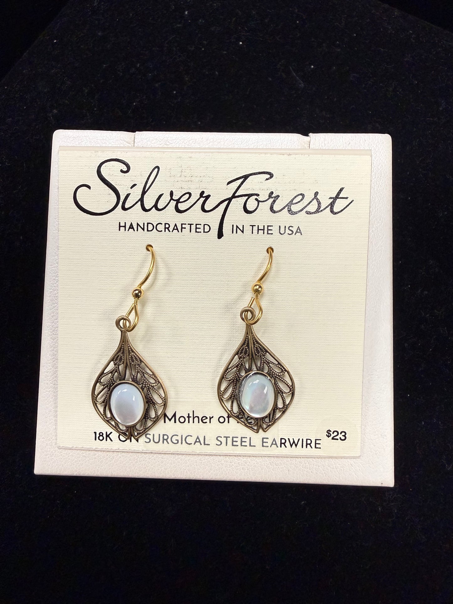 Silver Forest Earring